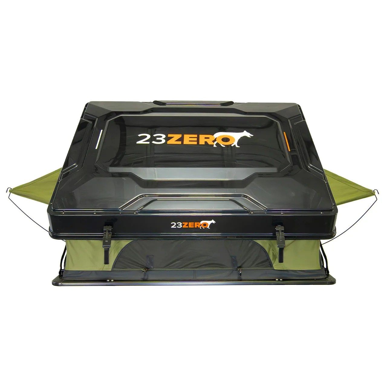 Armadillo X2 Slim Side Open Hardshell RTT + Ladder Trail Trailer